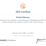 digital marketing services seo certificated